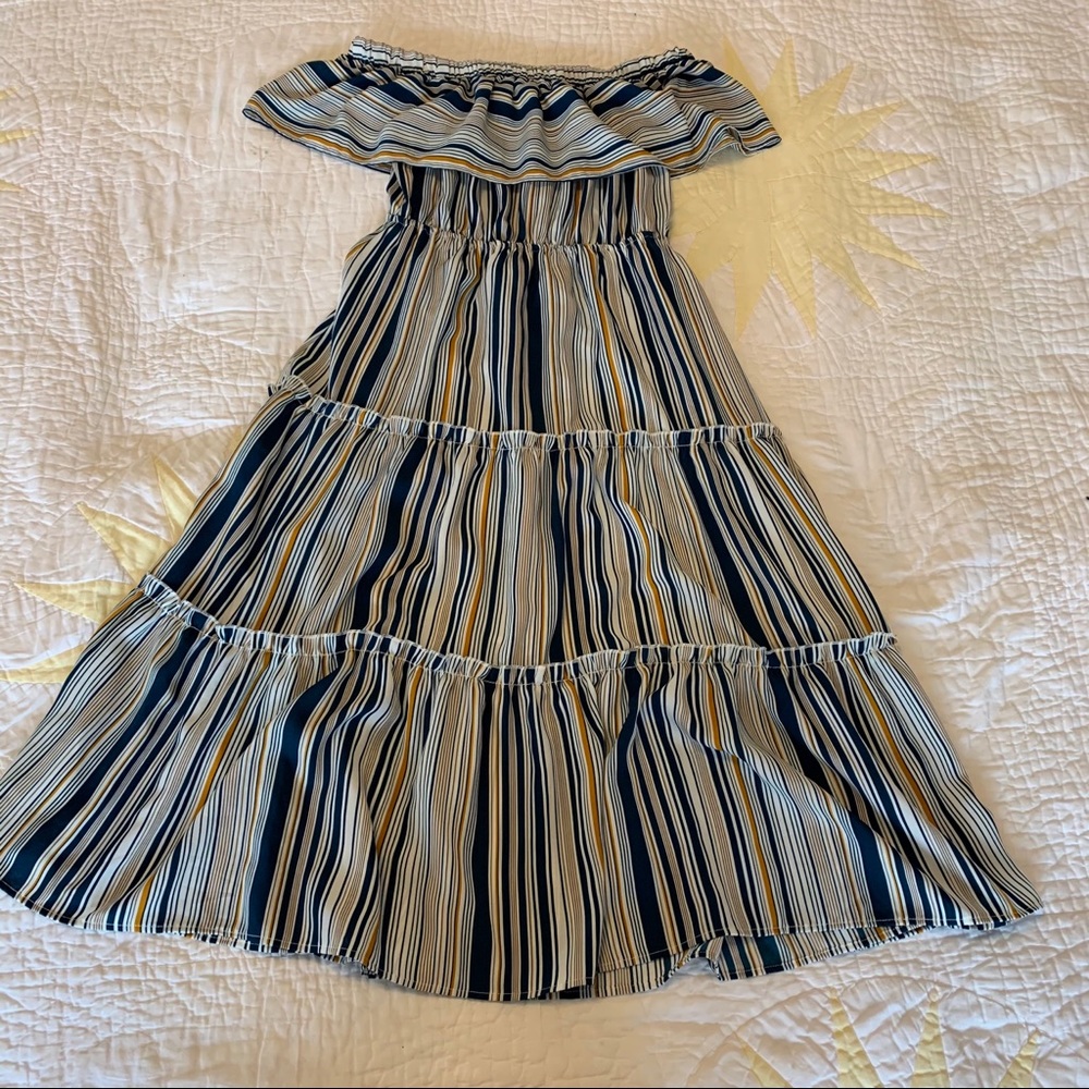 Off the shoulder maxi dress